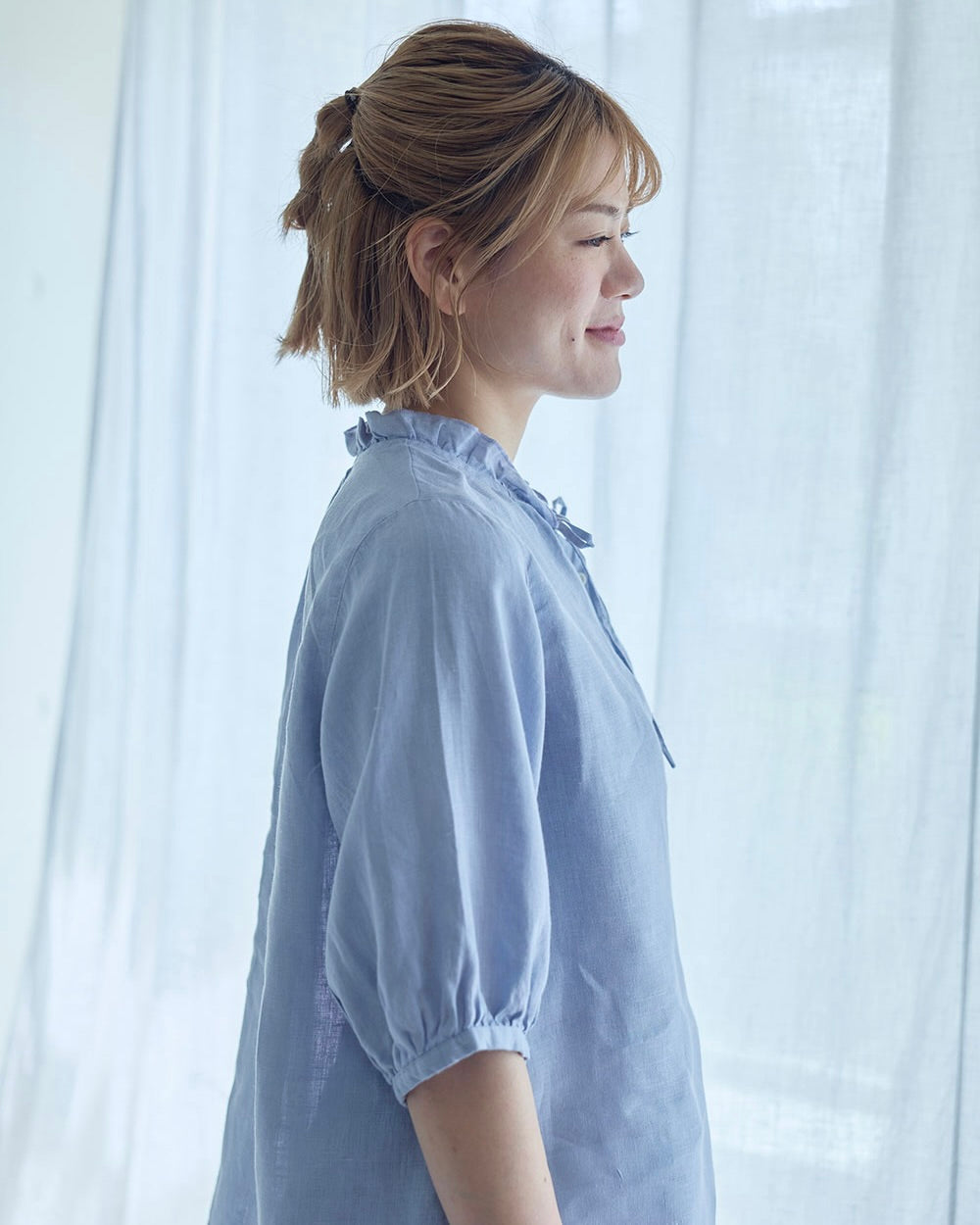 Helene Top: Pale Blue