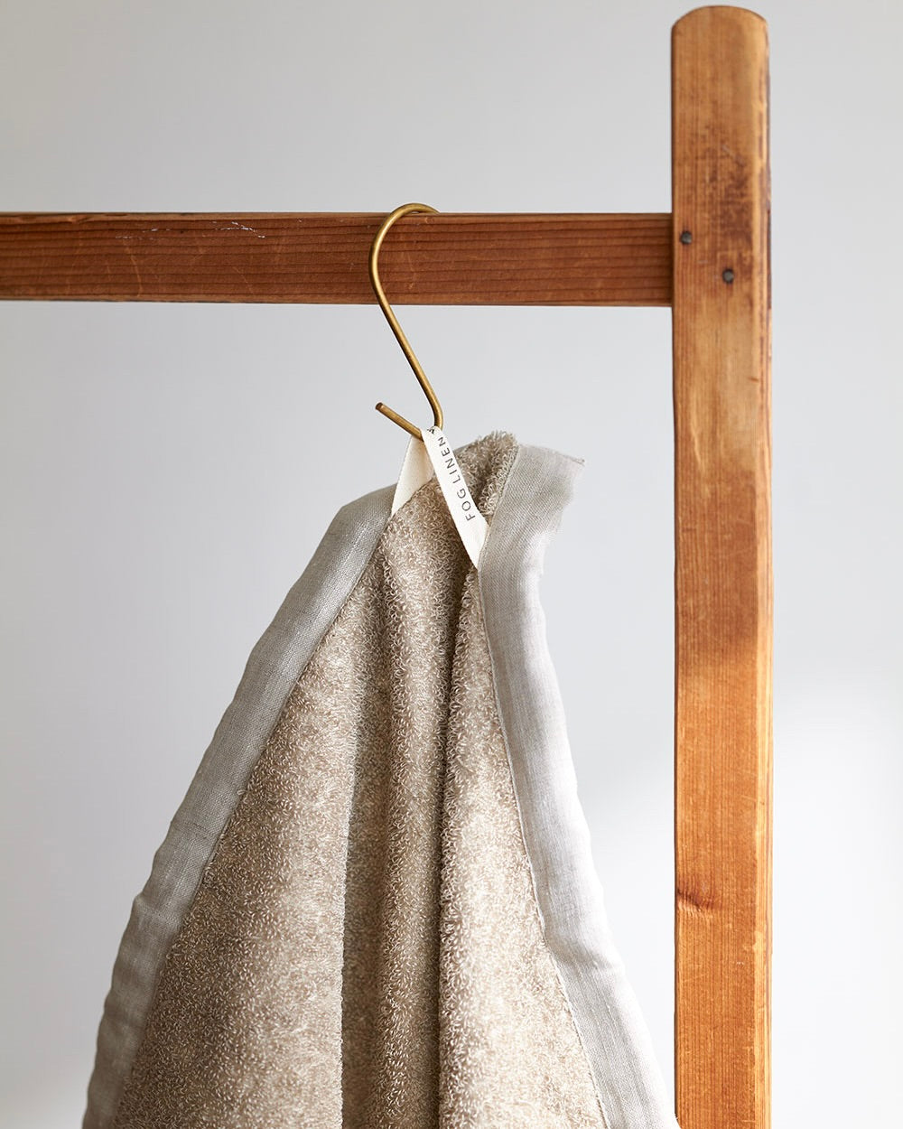 Linen Massage Bath Mat:Natural