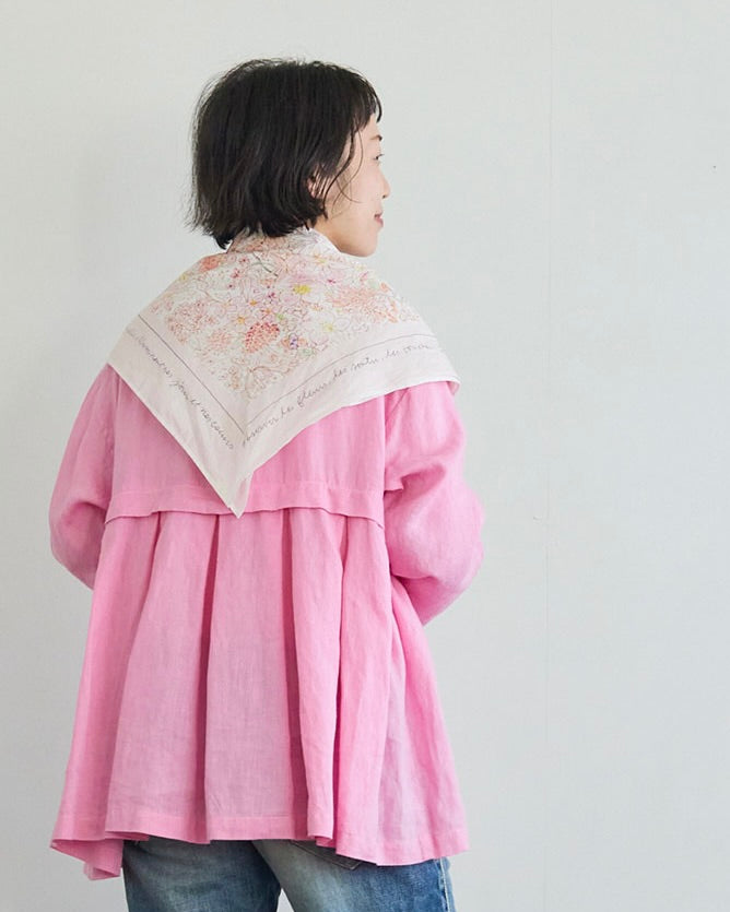 Scarf-Isabelle Boinot: Joy in Bloom: Pink