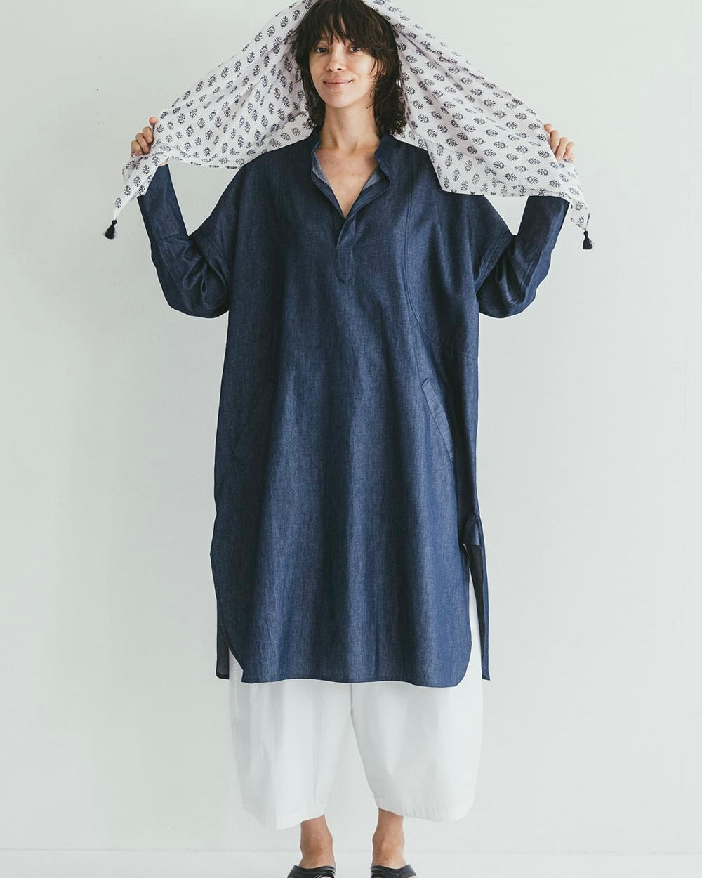 Neha Dress: Denim