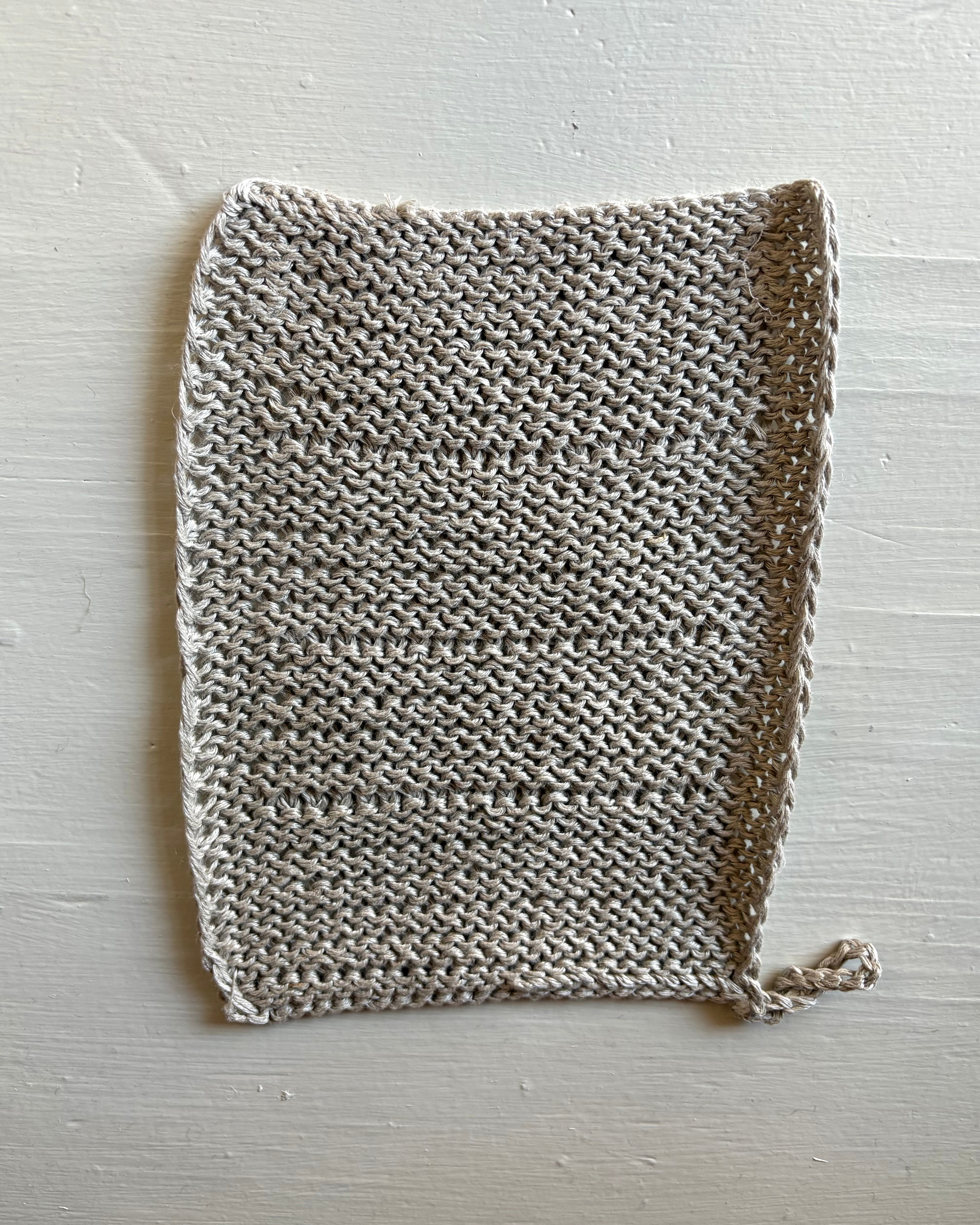 fog linen Knit Dish Washing Cloth