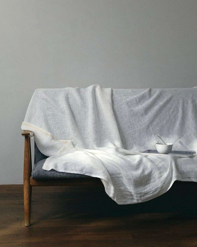 Fog Linen Work Linen Blanket