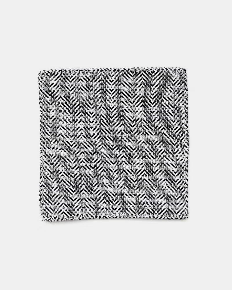 Coasters: Black Herringbone