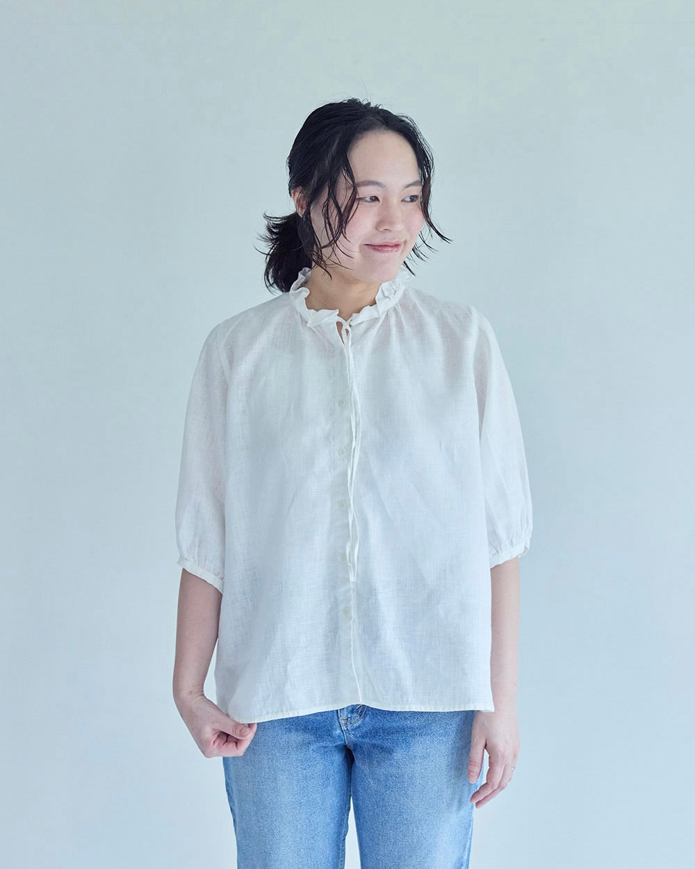 Helene Top: White