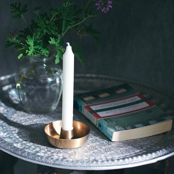 Brass Candle Holder – Shop Fog Linen