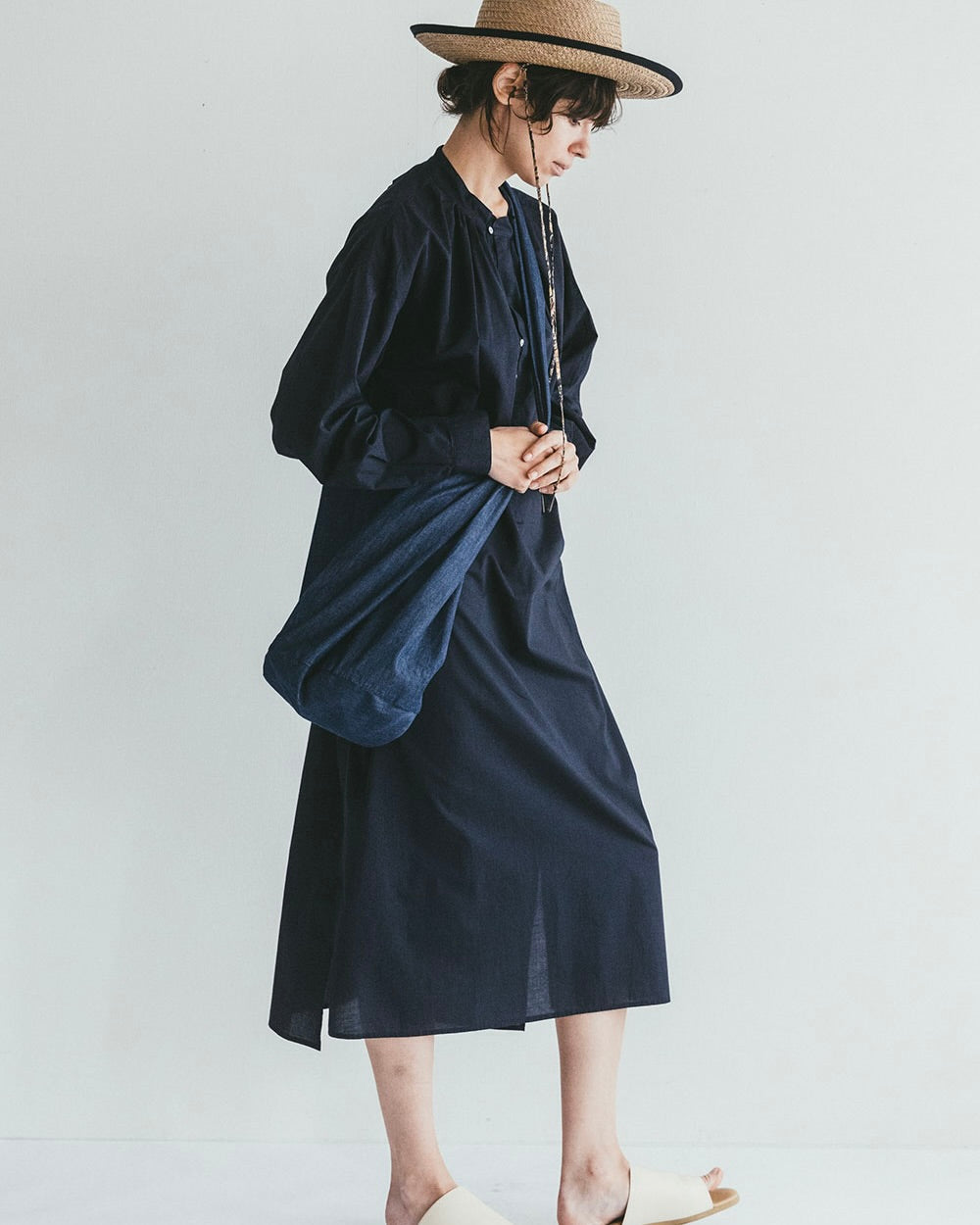 Cotton Saachi Bag: Denim