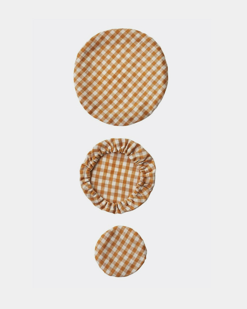 Linen Bowl Cover 3 Piece Assorted Set - Thumbnail 2