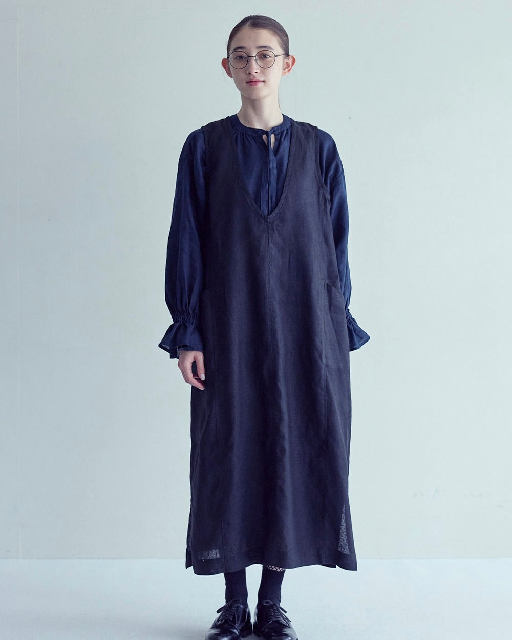 Telma Over Dress: Black