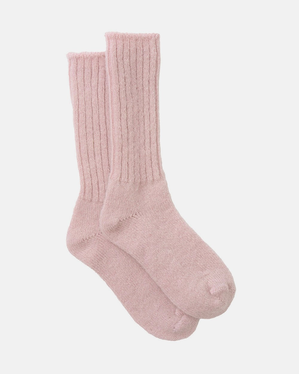 Mohair Socks: Pink