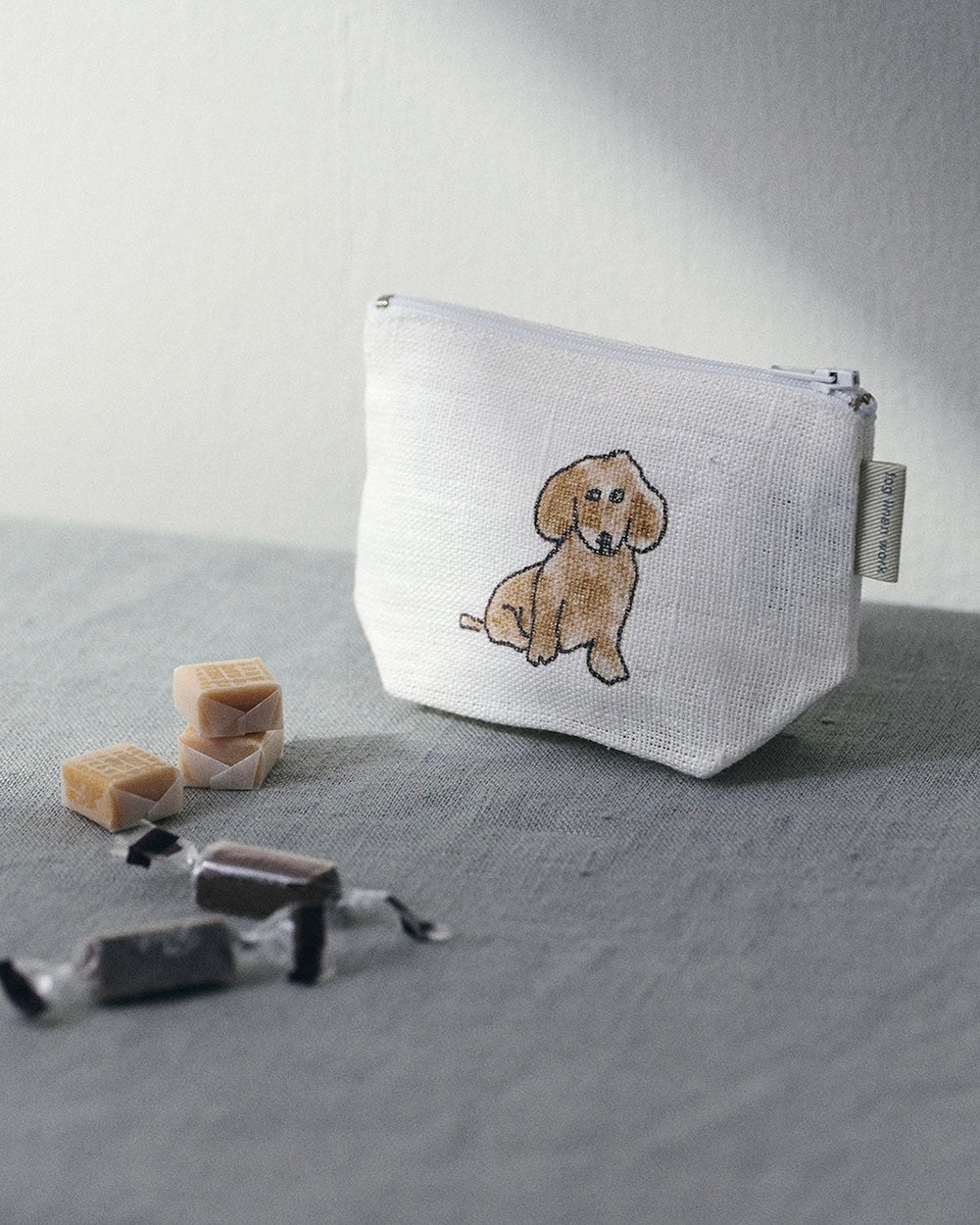 Isabelle Boinot Pouch: Two Dogs