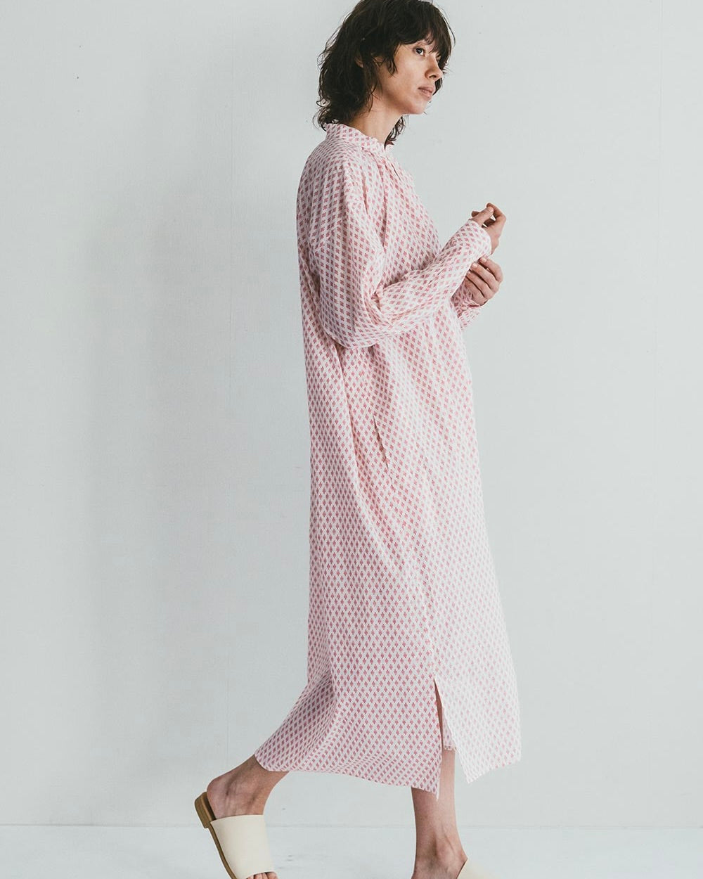 Kartic Dress: Tree Print Pink
