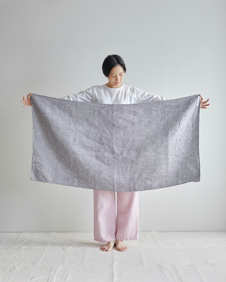 Fog Linen Chambray Towel - Thumbnail 4