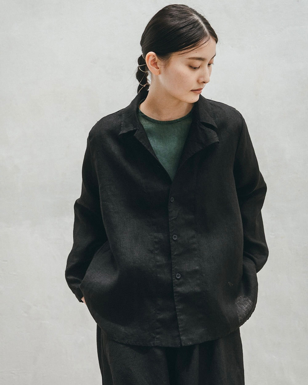 Elsie Shirt: Black