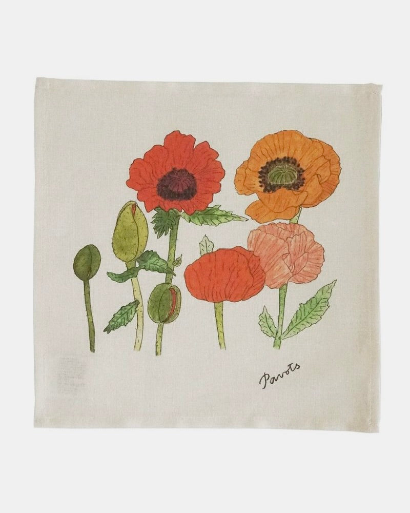 Handkerchief-Isabelle Boinot: Poppy