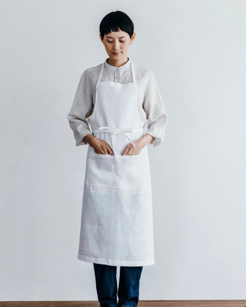 Full Apron: White