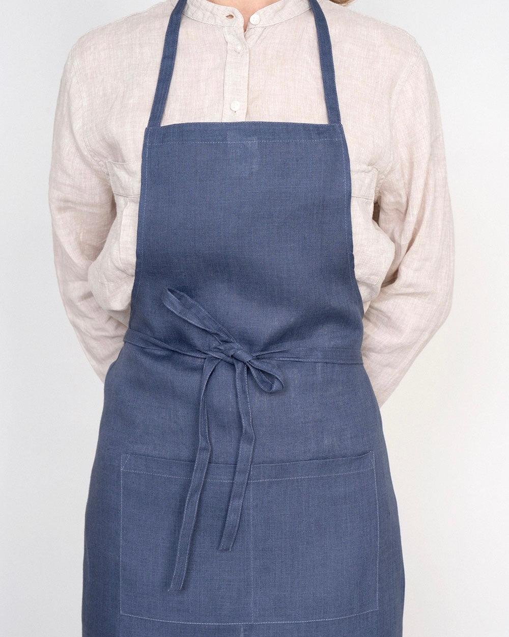 Full Apron: Smoke Blue