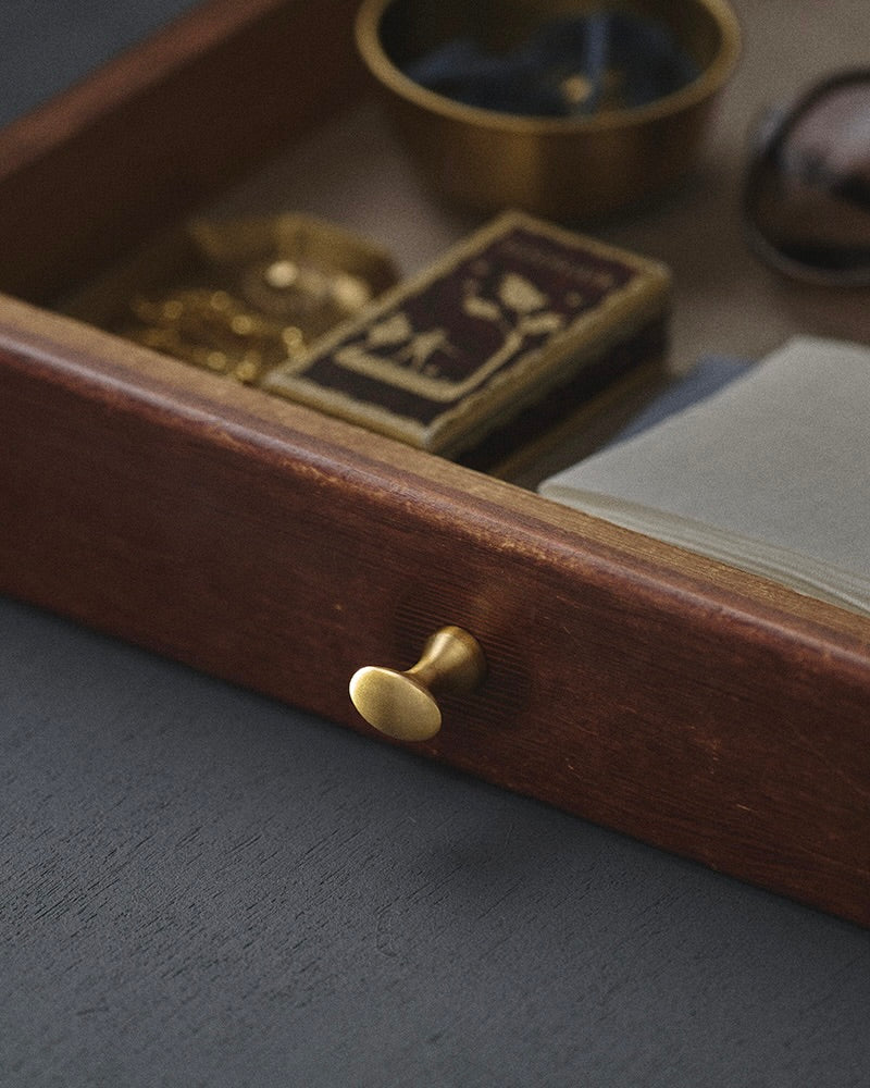 Brass Knob Oval: Medium