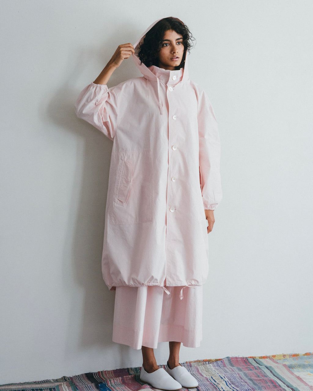 Narain Coat: Rose Water