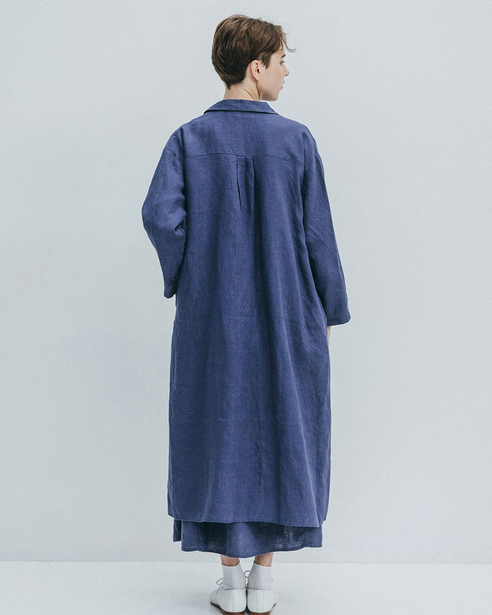 Hazel Coat: Smoke Blue