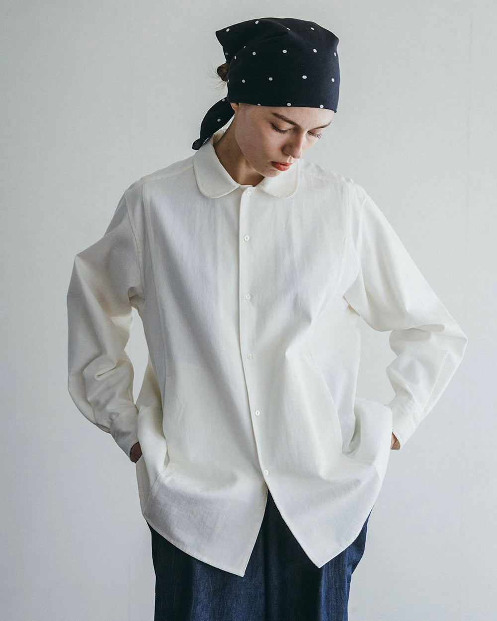 Devika Shirt: Off White