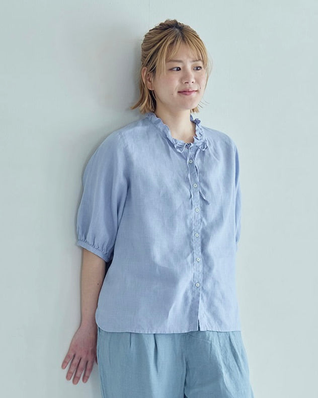Helene Top: Pale Blue