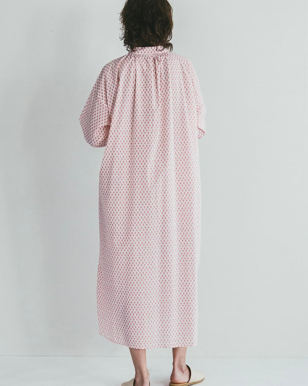 Kartic Dress: Tree Print Pink