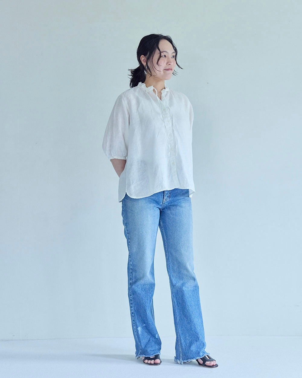 Helene Top: White