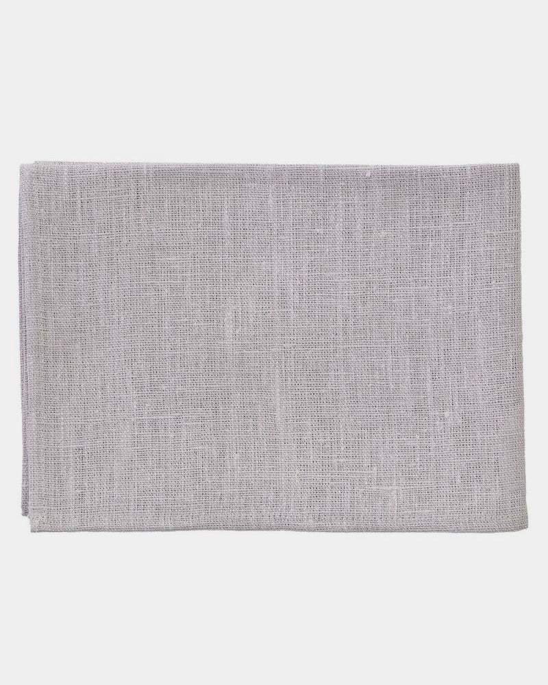 Thick Linen Kitchen Cloth: Ice Grey