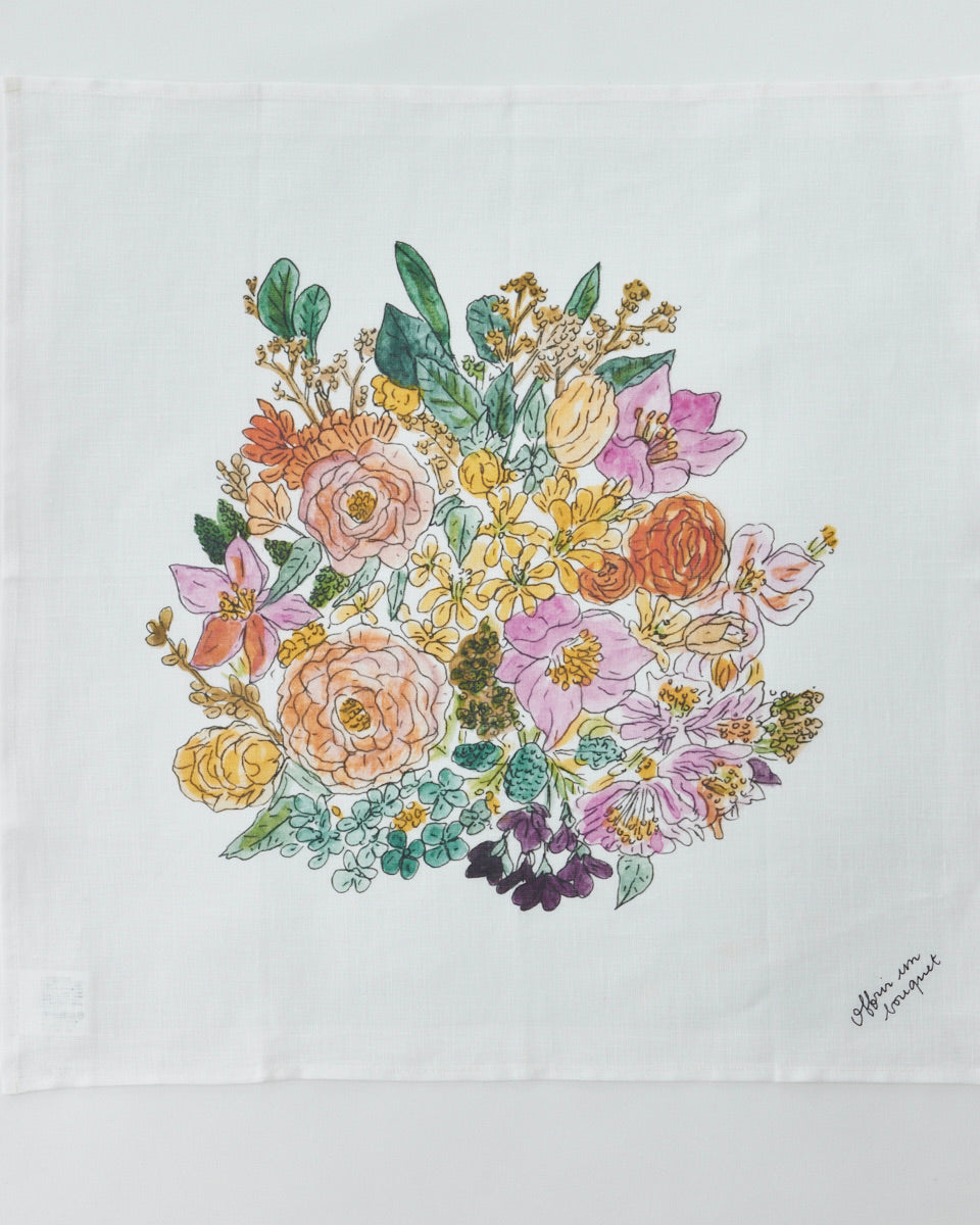 Handkerchief-Isabelle Boinot: Spring Flowers