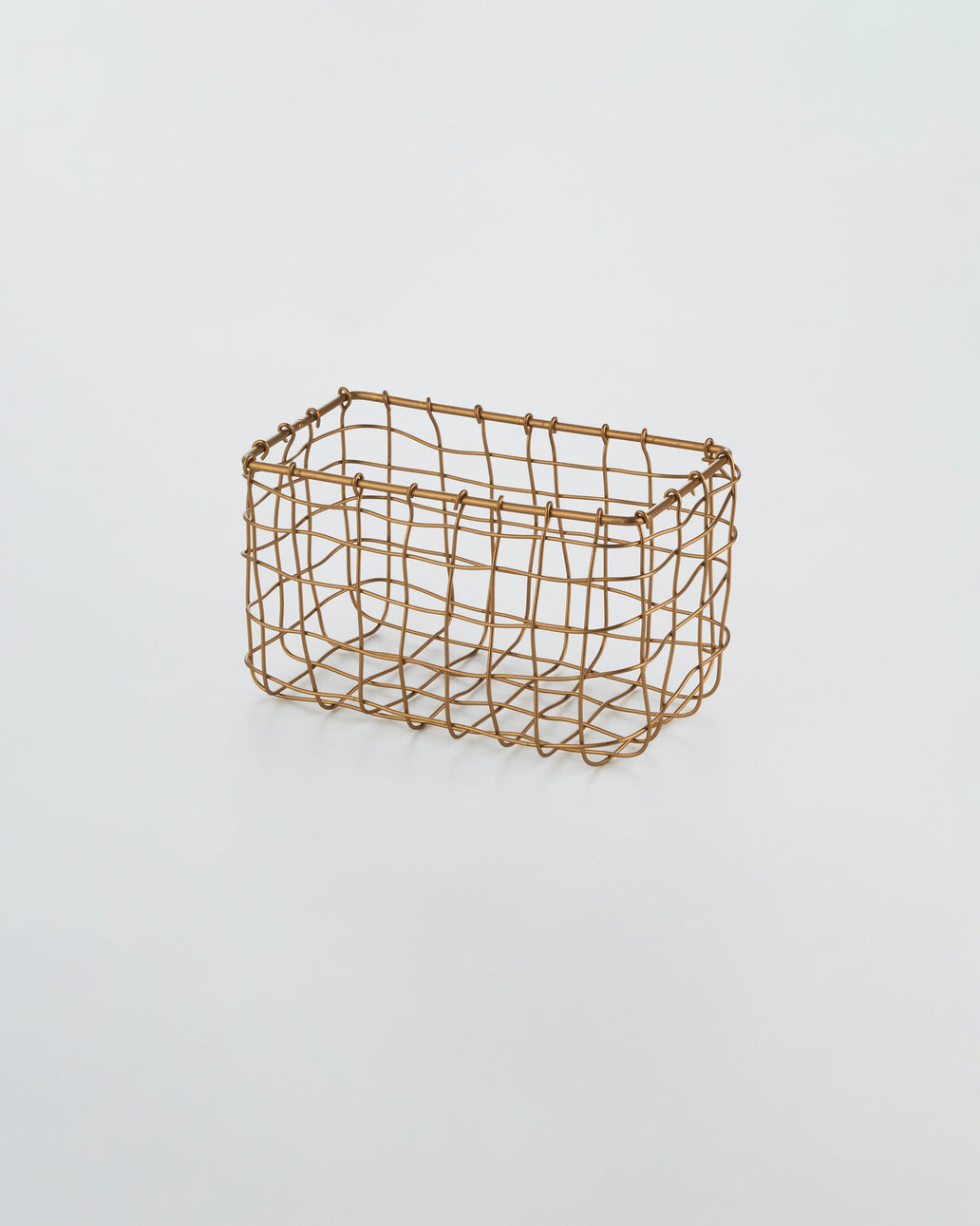 Brass Basket Square Shop Fog Linen