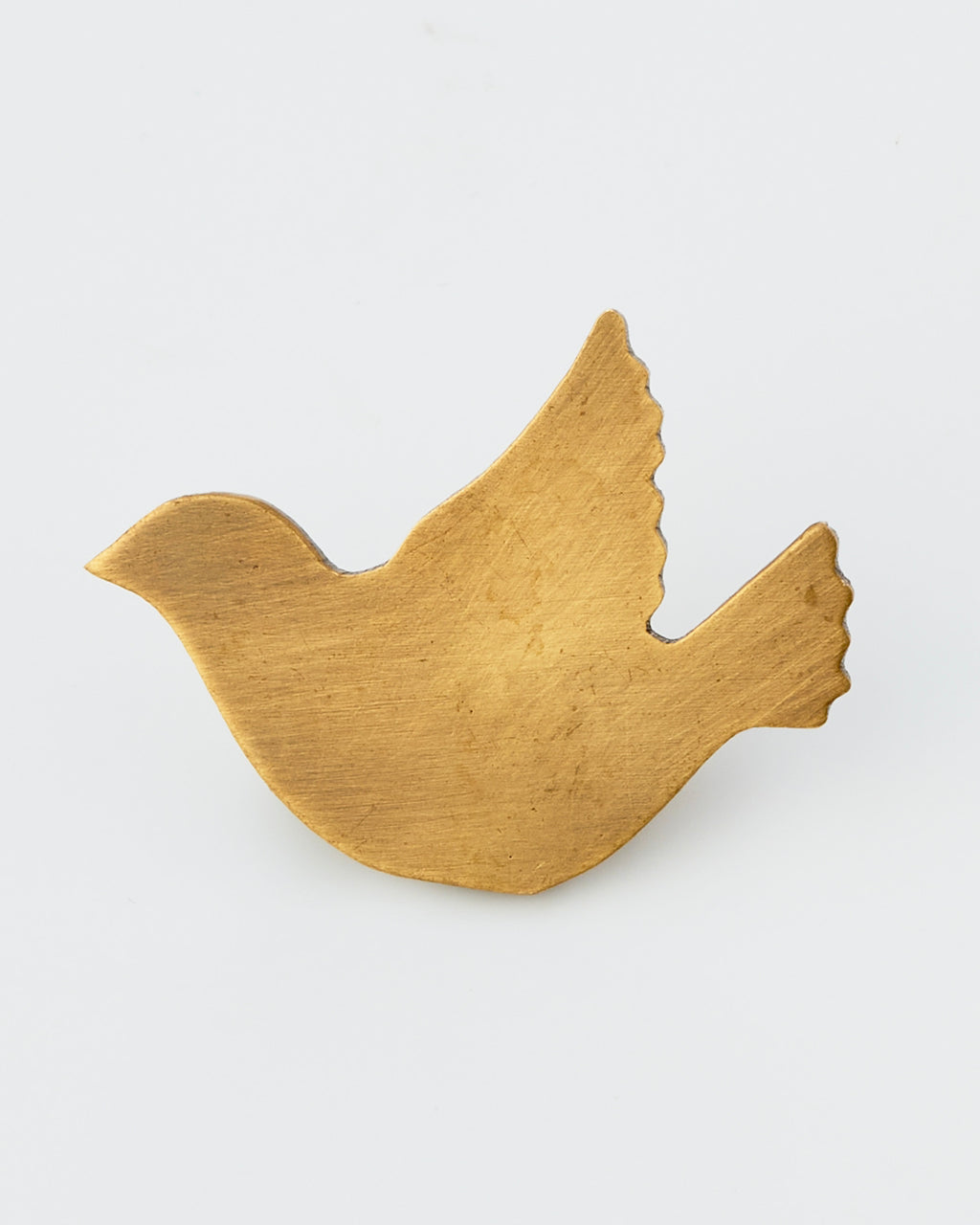 Brass Bird Pin: Cuckoo
