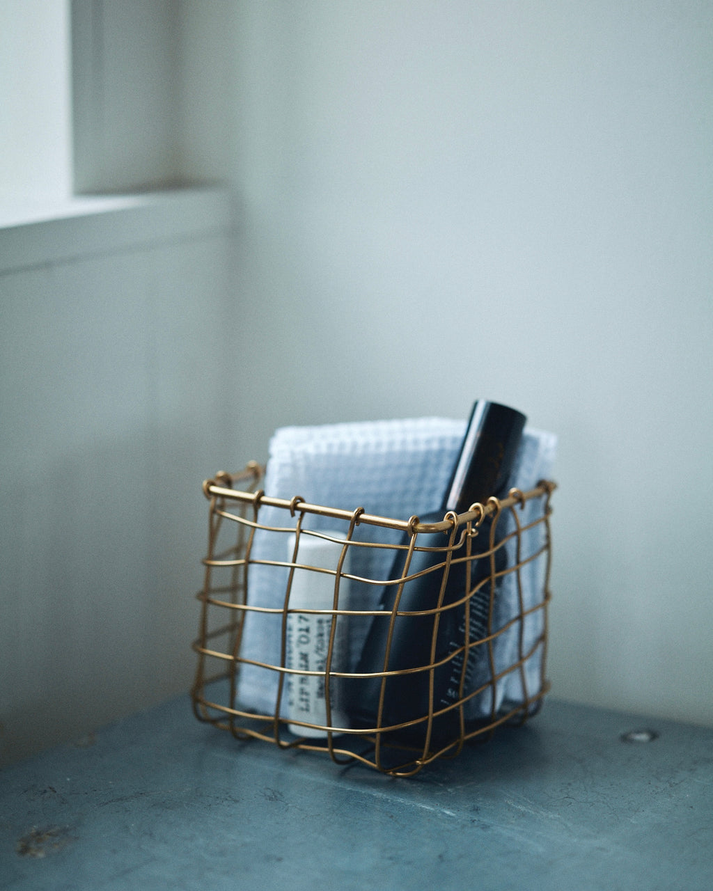 Brass Basket: Square