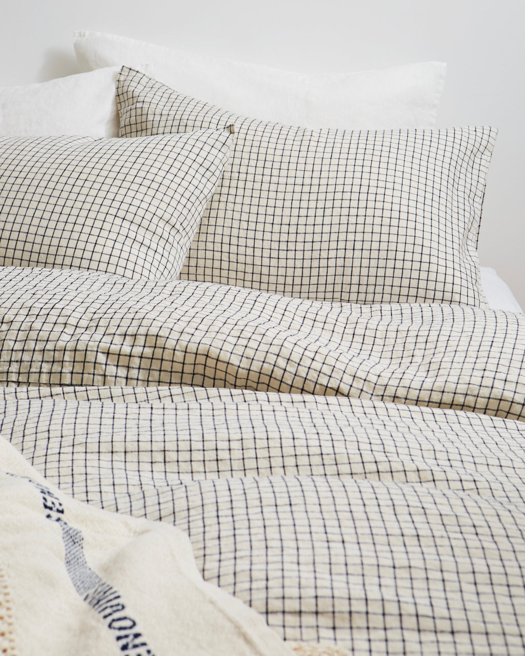 Linen Duvet Cover: Jenn Shop Fog Linen Linen Duvet Cover: Jenn Shop Fog Linen