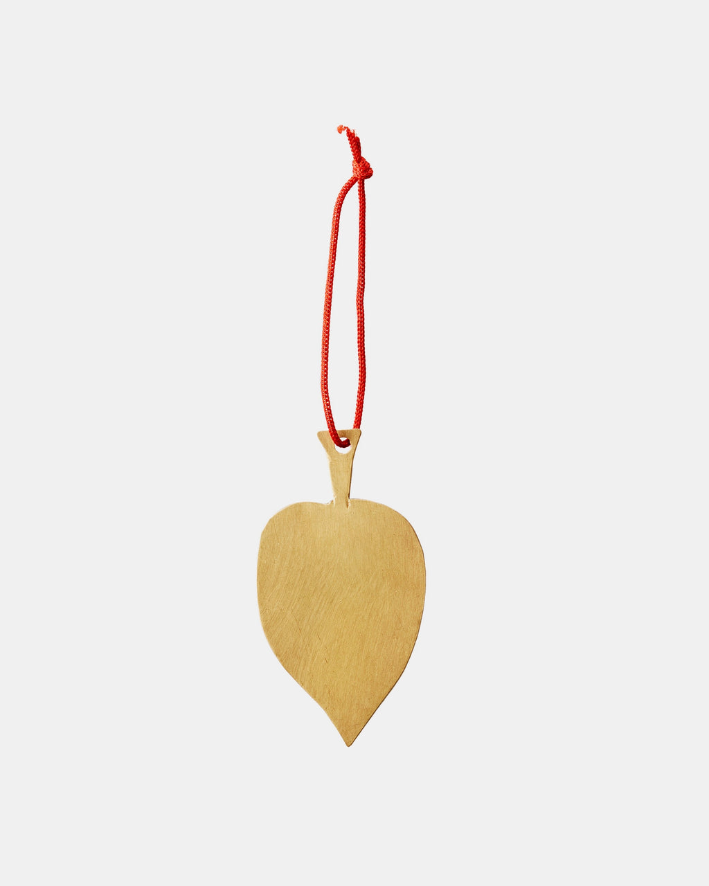 Brass Leaf Ornament: Linden