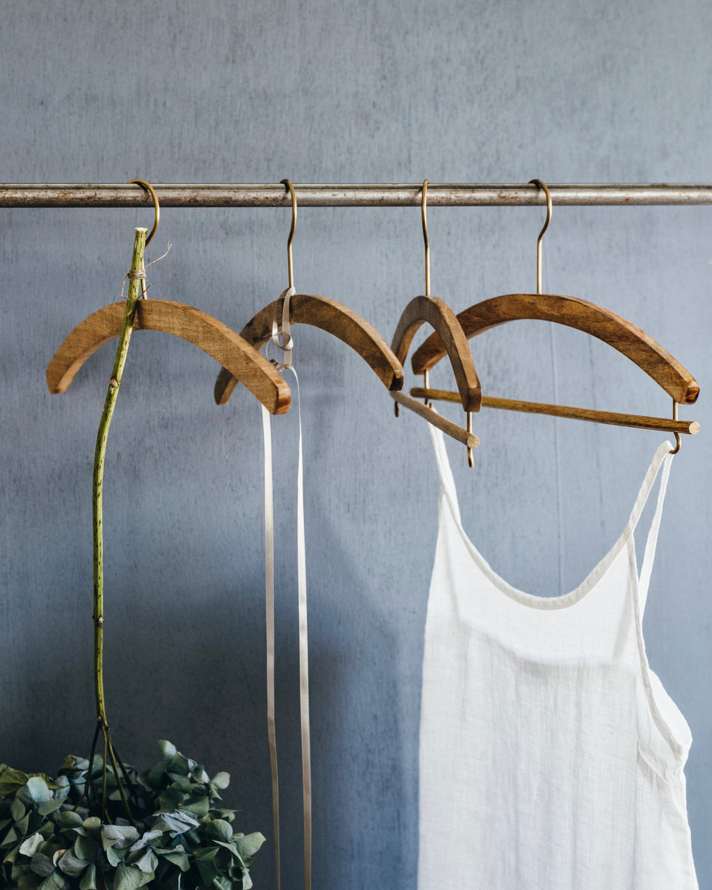 Mango Wood Skirt Hanger - Main Image