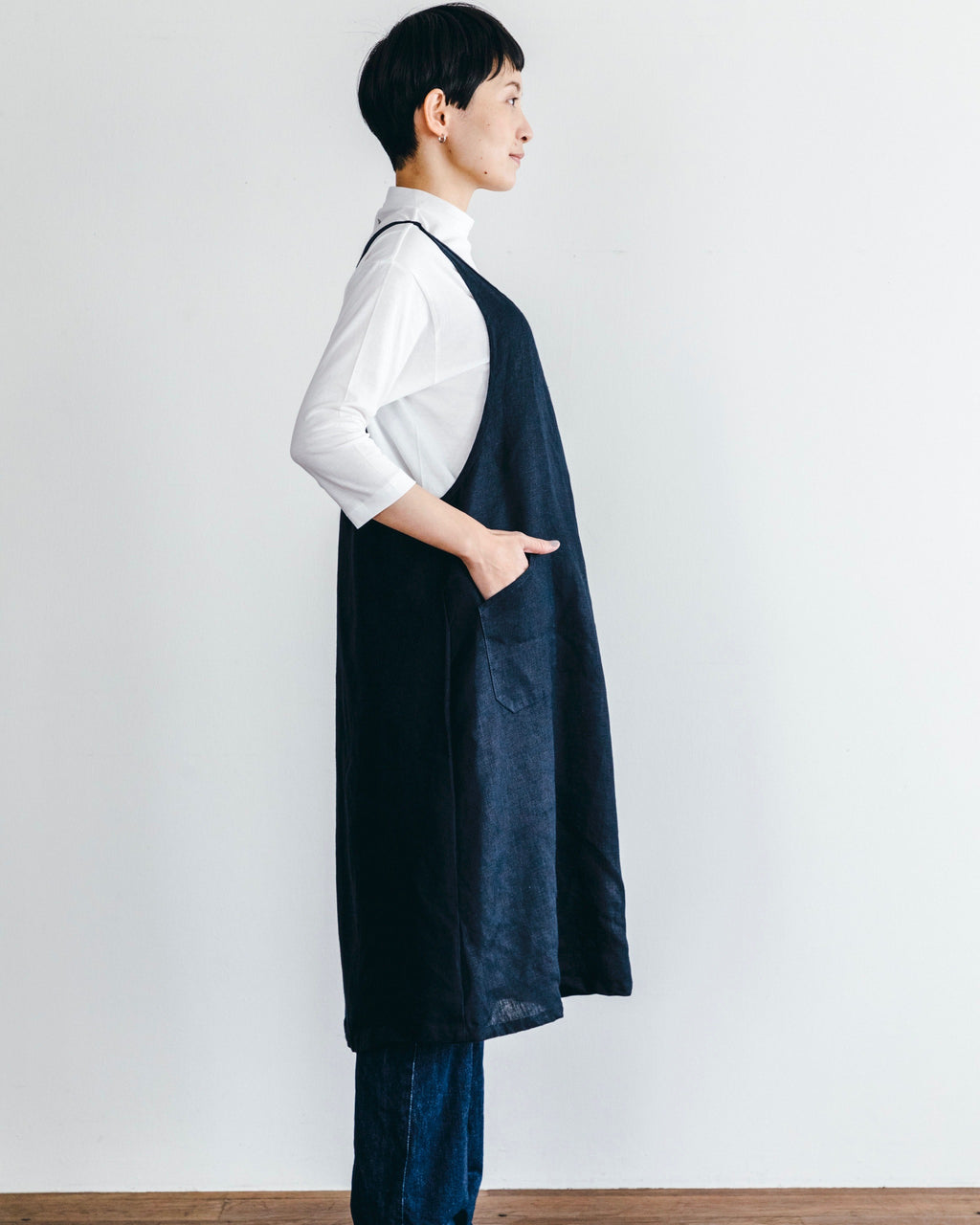 Square Cross Apron: Chelsea Pink – Shop Fog Linen