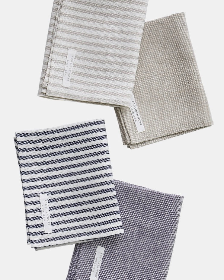 Linen Chambray Towel: Medium