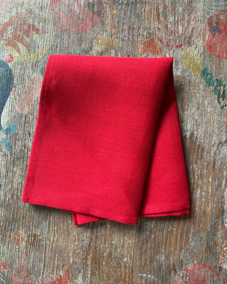 Kitchen Cloth: Poppy Red
