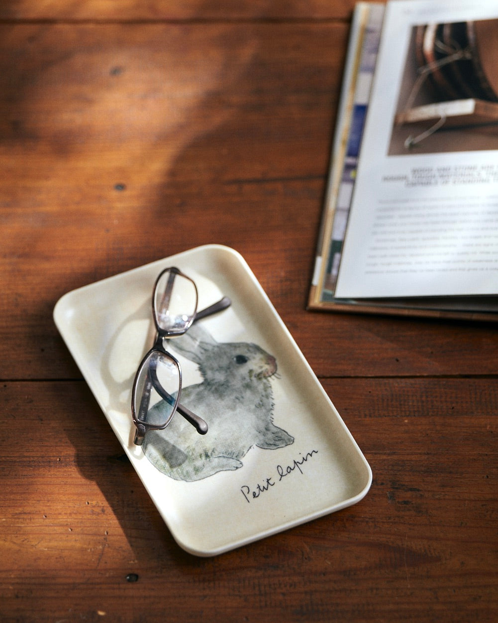 Linen Tray Small: Isabelle Boinot: Bunny