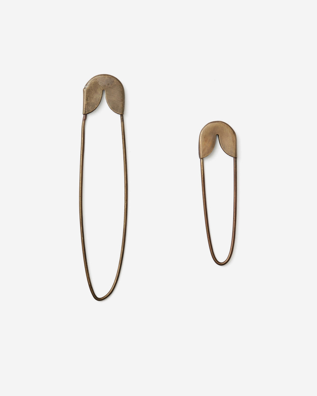 Brass Safety Pin: Small & Medium