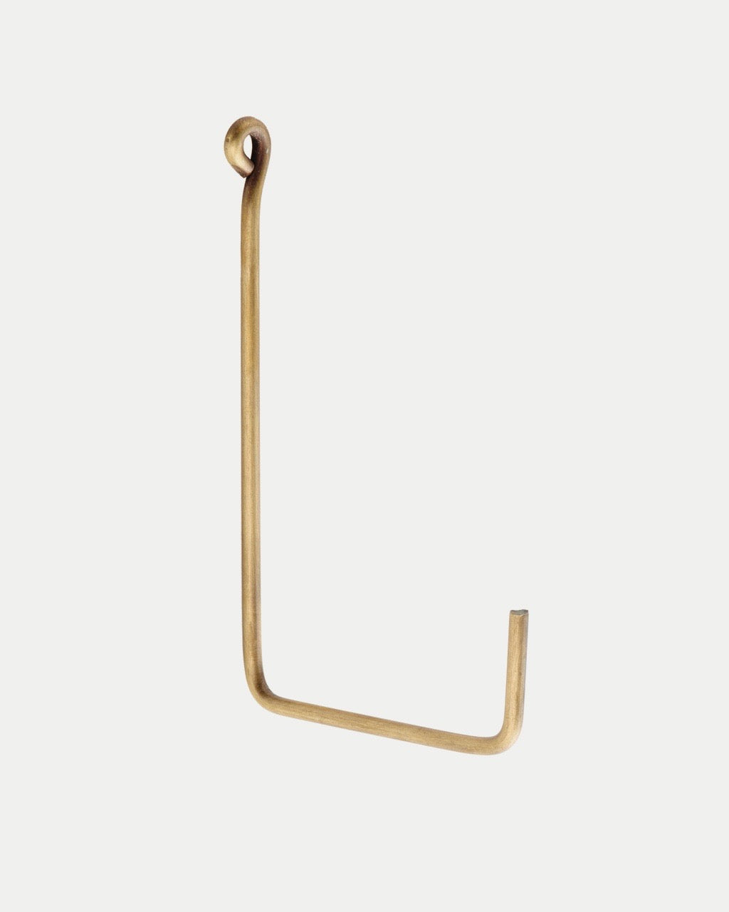 Brass Single Hook: Medium