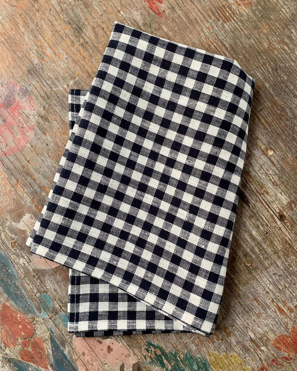 Kitchen Cloth: Navy White Check – Shop Fog Linen