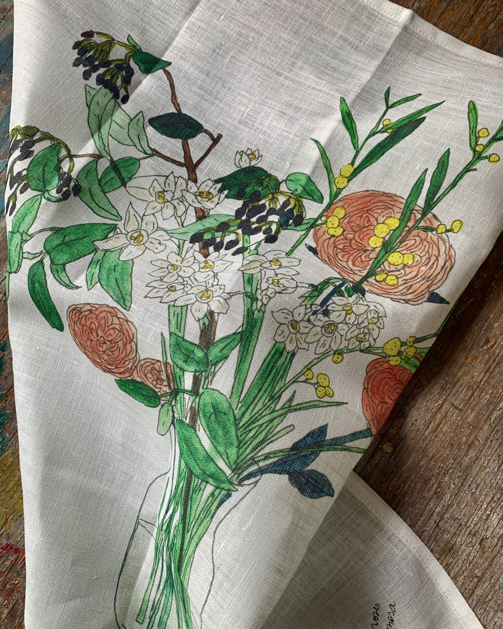 Handkerchief-Isabelle Boinot: Bouquet