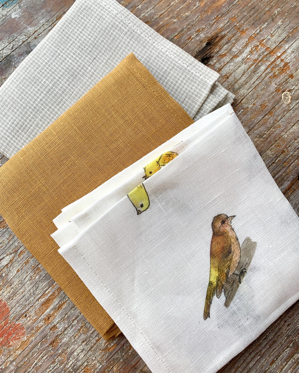 Handkerchief-Isabelle Boinot: Birds