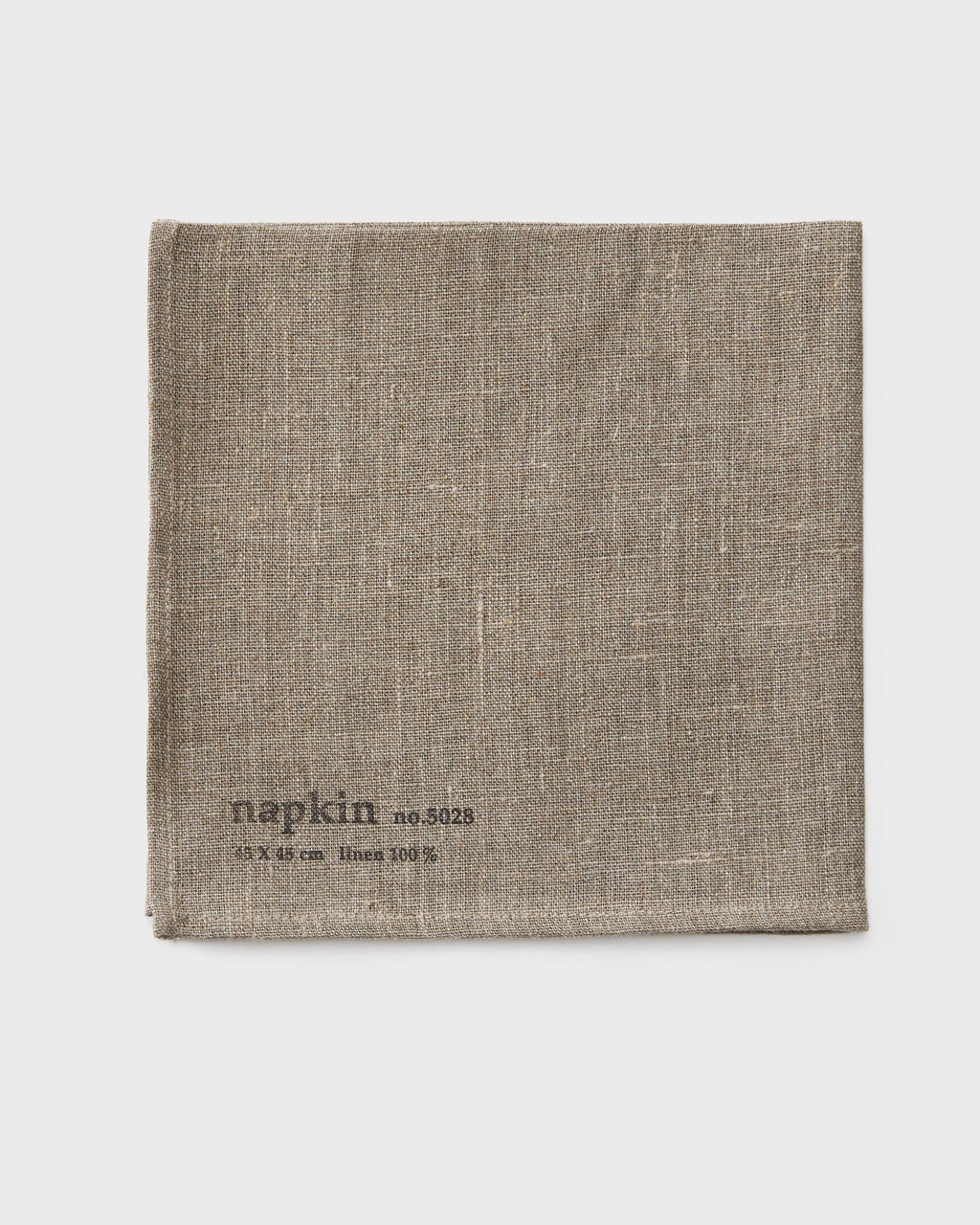 Napkin: Natural With Stamp