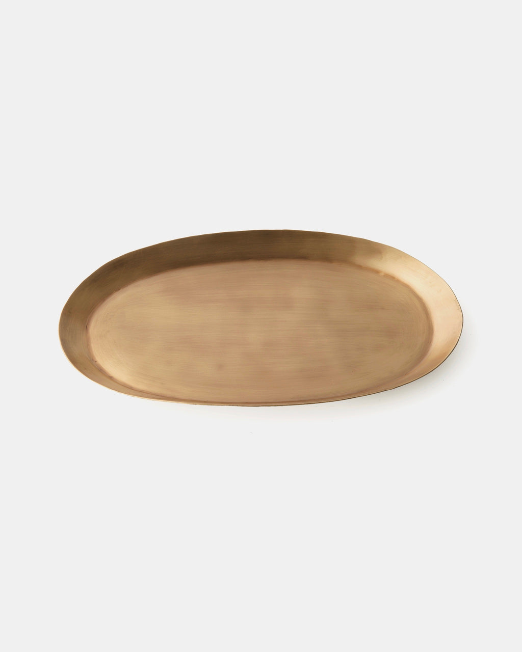 Brass Oval Tray: Medium